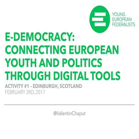 Slideshow JEF Edinburgh civictech