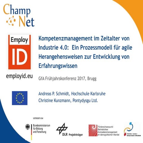 Kompetenzmanagement im Zeitalter von Industrie 4.0: Ein Prozessmodell für agile Herangehensweisen zur Entwicklung von Erfahrungswissen