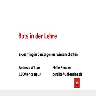 Bots in der Lehre
