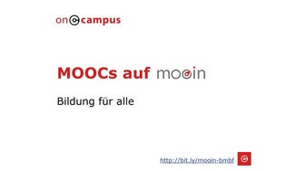 MOOCs auf mooin: Bildung für alle