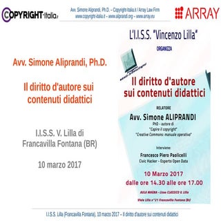 Il diritto d'autore sui contenuti d...