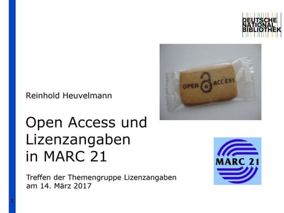 Open Access und Lizenzangaben in MARC 21