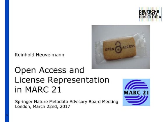 Open Access and License Representation in MARC 21