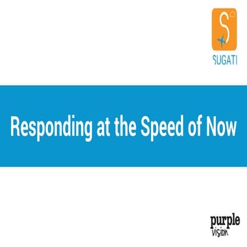 Responding at the Speed of Now (April 4, 2017)