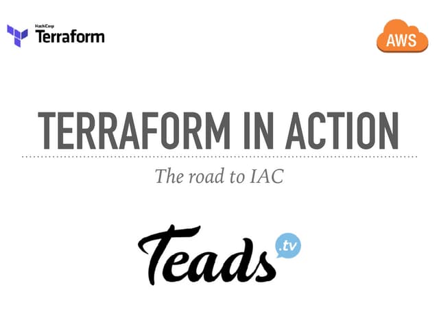 Terraform in action
