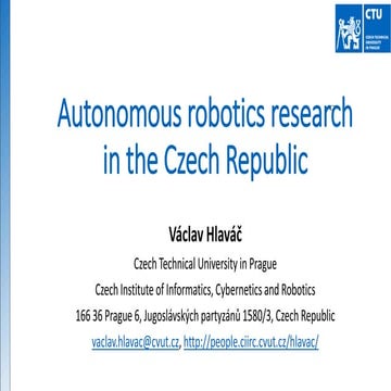 2017 04-20 hlavacautonomroboticsinczechrep