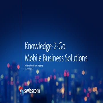 Mobile Business Solutions - Mobile Engagement als Schlüssel zum Erfolg