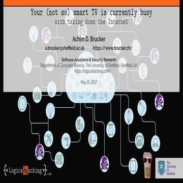 Your (not so) smart TV is currently busy  with taking down the Internet