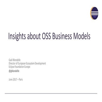 OSS business models