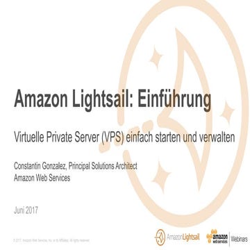 Amazon Lightsail Webinar