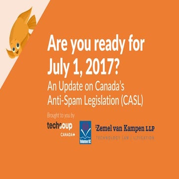 Update on Canada's Anti-Spam Legislation for Nonprofits and Charities