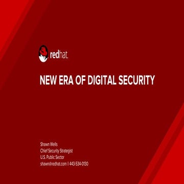 2017-07-12 GovLoop: New Era of Digital Security