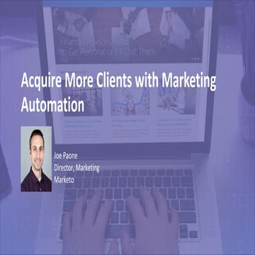 Acquire More Clients with Marketing Automation