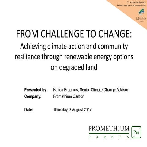 From Challenge to change: Climate action and community resilience through ren...