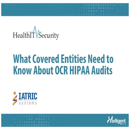 What Covered Entities Need to Know about OCR HIPAA Audit​s