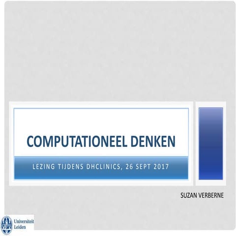 Computationeel denken