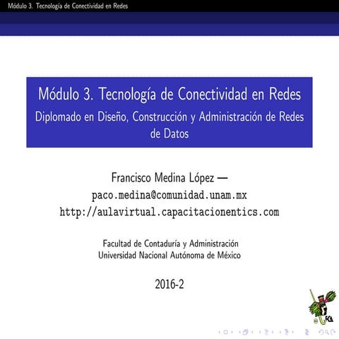 Módulo 3. Tema 1. Cableado Estructurado
