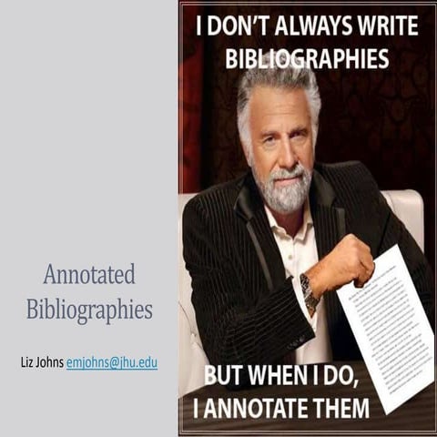 Gifted Learner Annotated Bibliographies