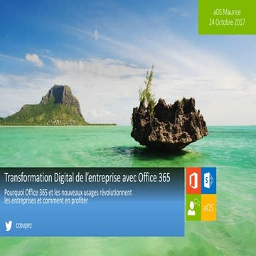 Transformation digitale de l’entreprise avec Office 365 - Christophe Coupez