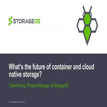 Choose the Right Container Storage for Kubernetes | PDF