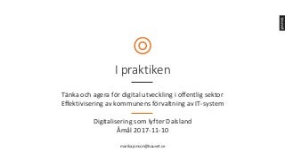 Digital transformation i praktiken