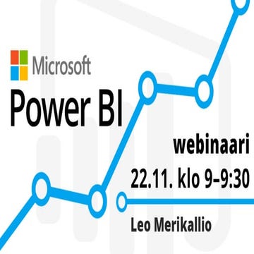 Power BI -webinaarin materiaali 22.11.2017: Accountor Enterprise Solutions Oy