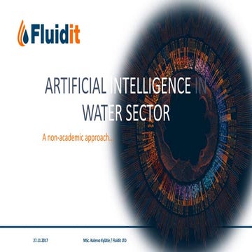 AI in water sector