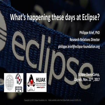 What’s happening these days at Eclipse?