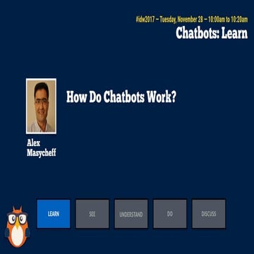 How Do Chatbots Work? with Alex Masycheff
