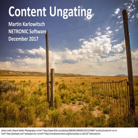 The one and only reason why we ungate all our content