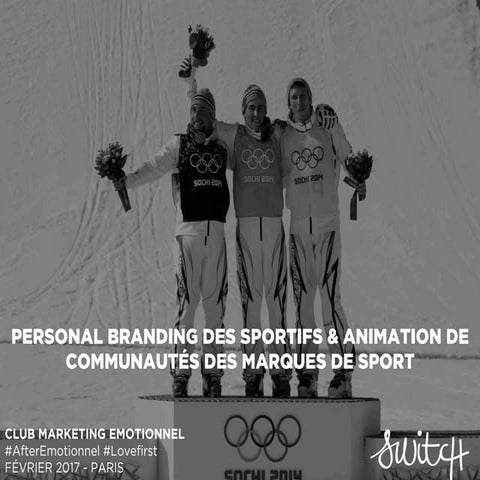 Personal Branding des sportifs & Animation de communauté des marques de sport