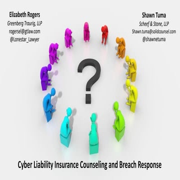 Cyber Liability Insurance Counseling and Breach Response