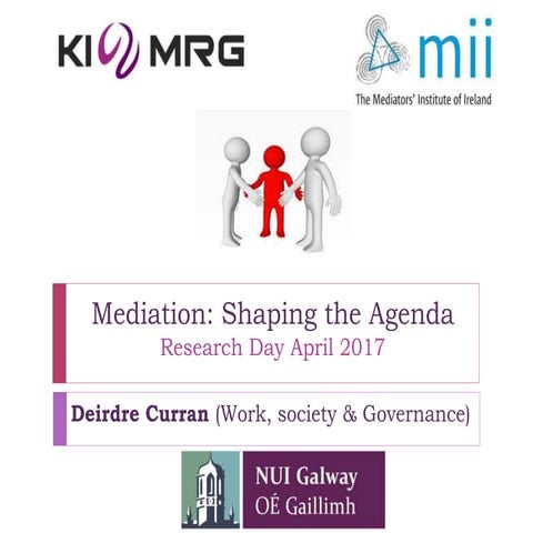 2017.04.06 Mediation: Shaping the Agenda