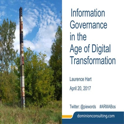 Information Governance in the Age of Digital Transformation