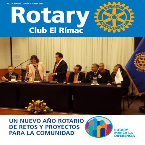 Rotary Club El Rimac - Boletín Setiembre 2017