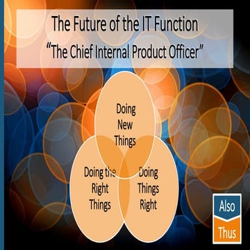 The Chief Internal Product Officer