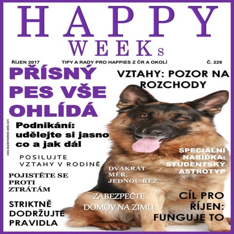 HAPPYWEEK 229 - ŘÍJEN 2017.10.01.