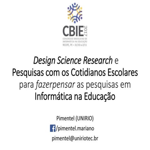 Ciências do Artificial, Design Science Research | PDF