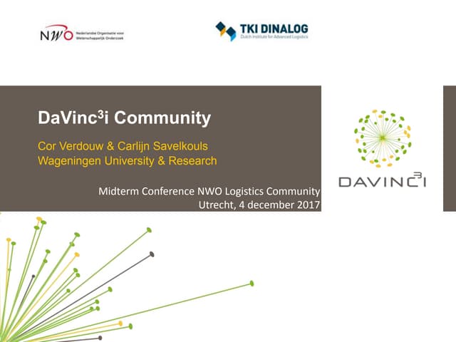 Introduction DaVinc3i Community
