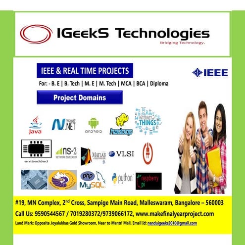 IEEE 2017-18 Final Year Project List