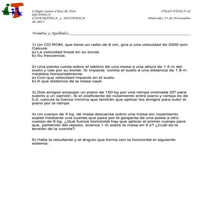 2017 2018. 4ºeso fq1.2 