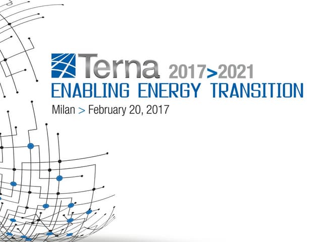 Terna 2017>2021 Enabling Energy Tra...
