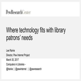 How People Fit Libraries Into Their...