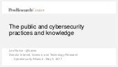 The public and cybersecurity practi...