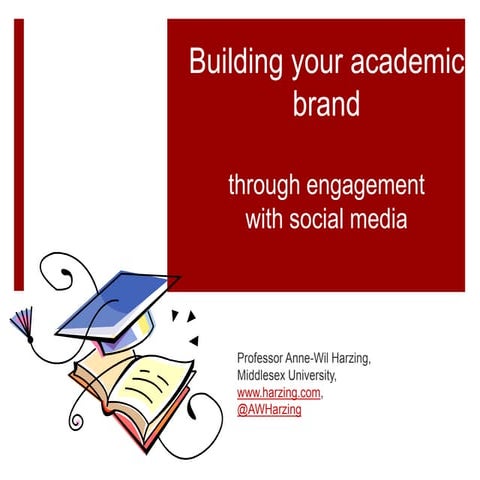 Building your academic brand through engagement with social media
