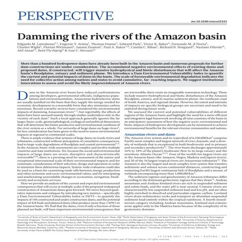 2017  dams amazonia nature22333