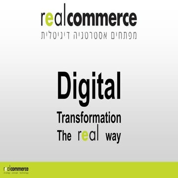 2017- Digital Trnsformation - The real way