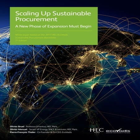 2017 Hec / Ecovadis Sustainable Procurement barometer