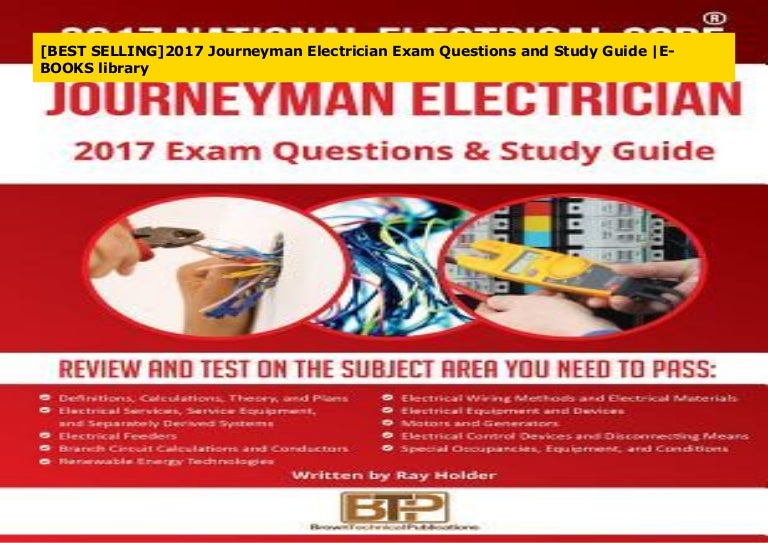2017 Journeyman Electrician Exam Questions And Study Guide Study Poster