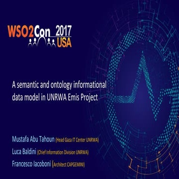 WSO2Con USA 2017: A Semantic and Ontology Informational Data Model